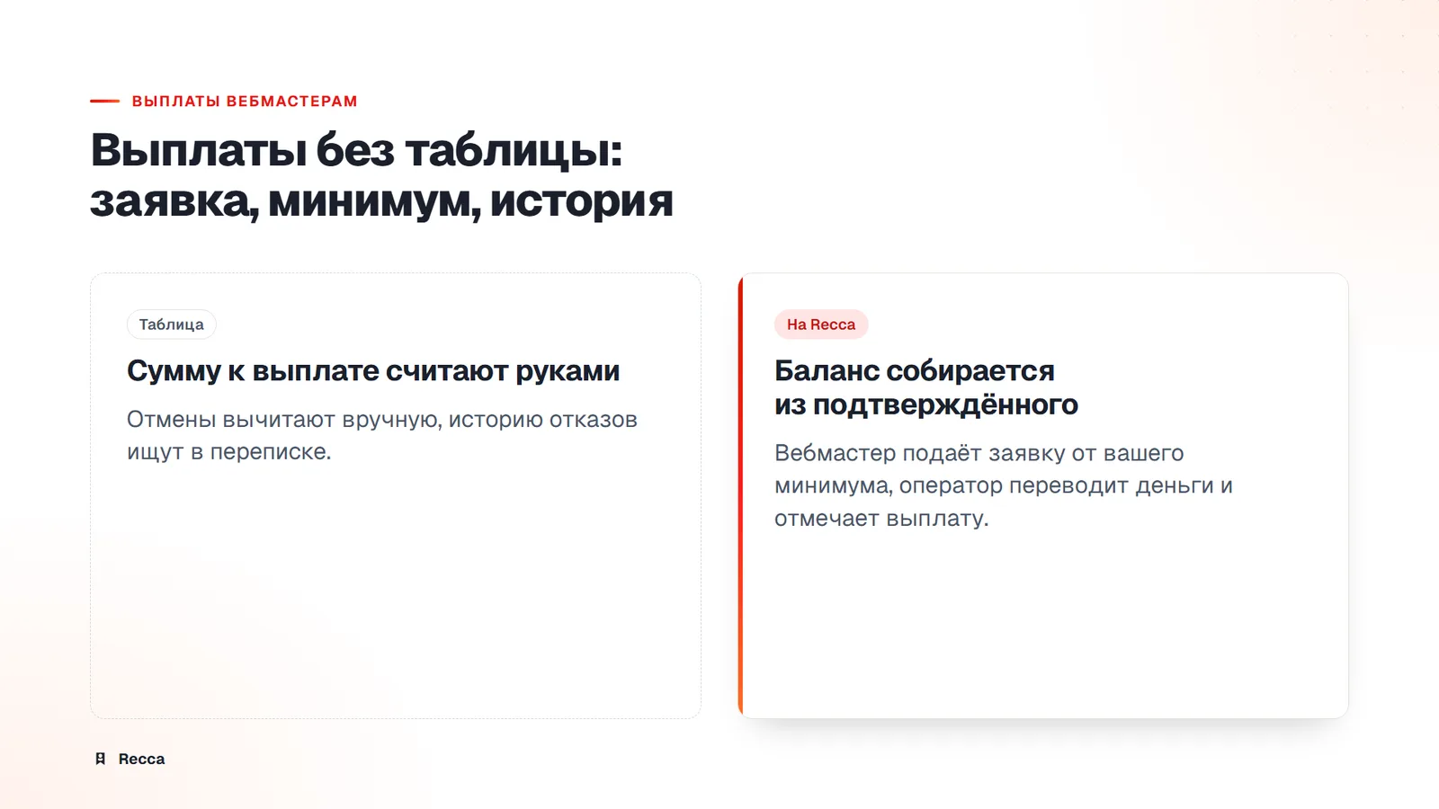 Сравнение: выплаты по таблице против баланса из подтверждённых конверсий и заявки на вывод